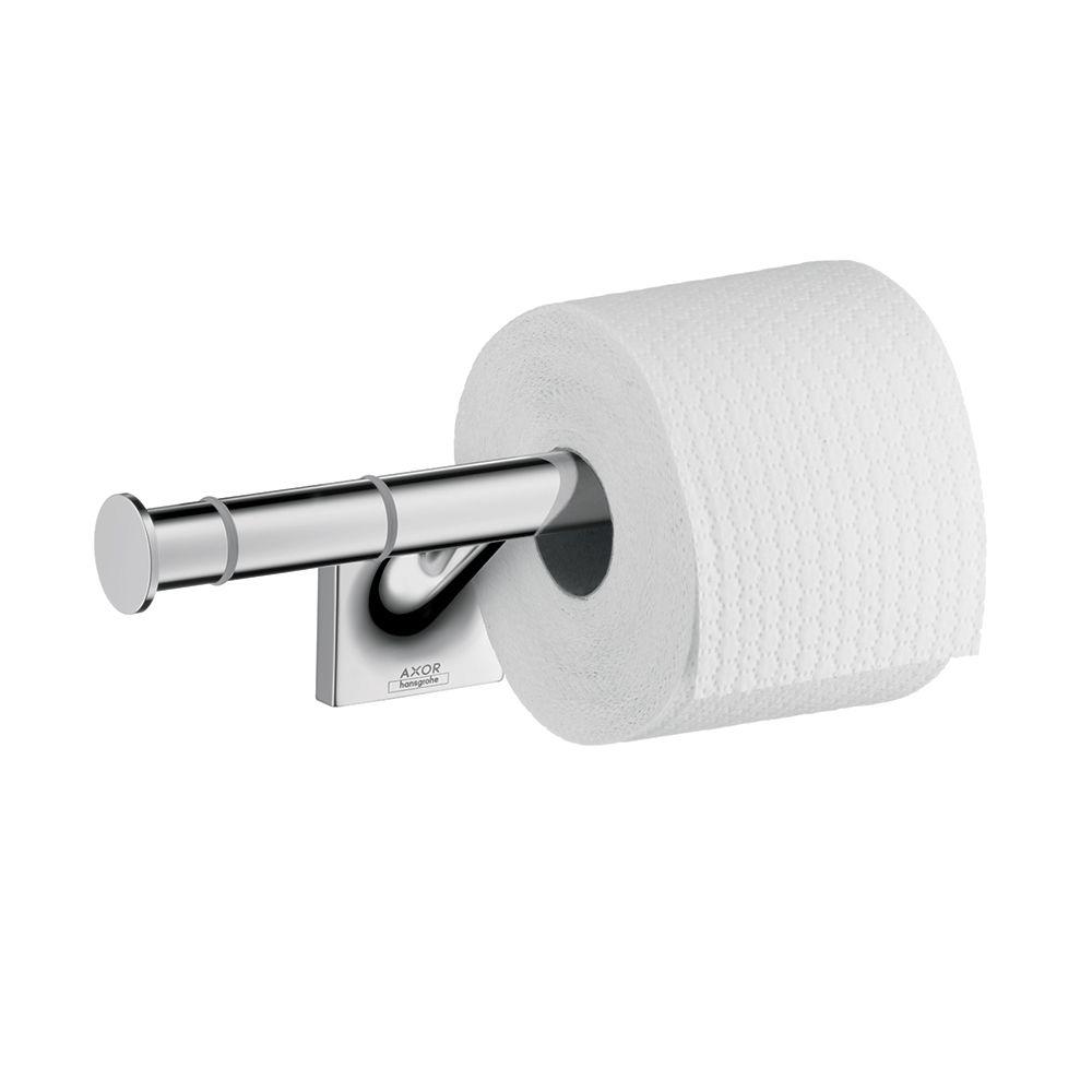 Hansgrohe Axor Starck Organic Double Post Toilet Paper Holder in Chrome