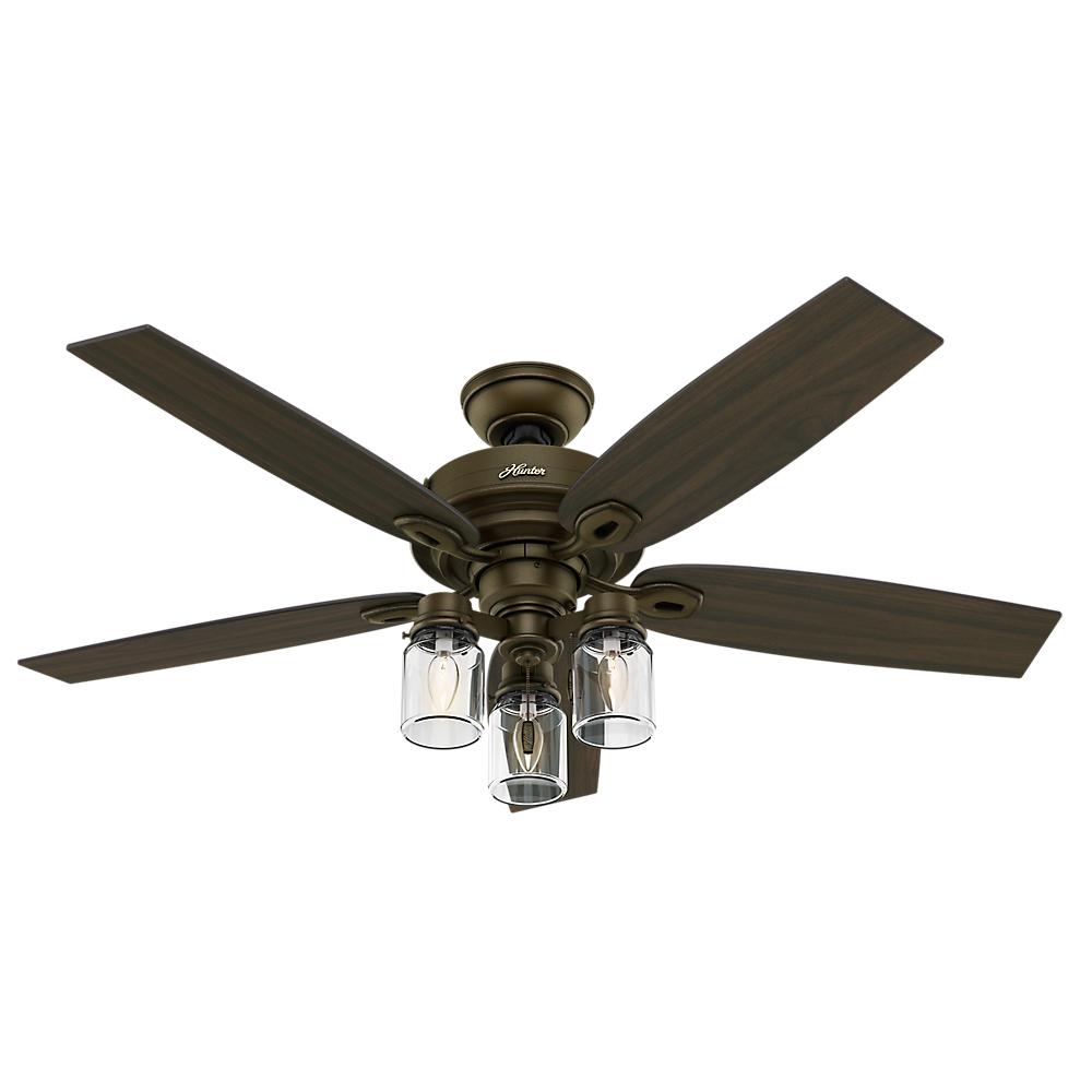 Hunter Crown Canyon 52 In Indoor Regal Bronze Ceiling Fan