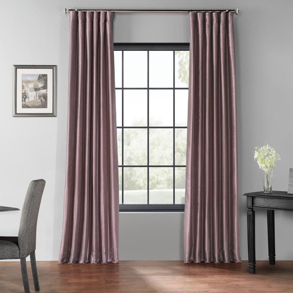 Exclusive Fabrics & Furnishings Smokey Plum Purple Blackout Vintage