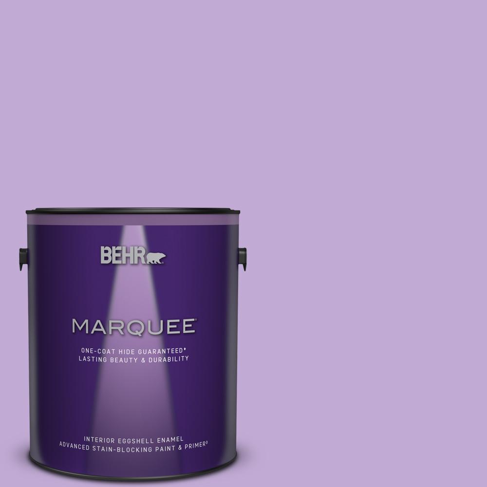 Behr Marquee 1 Gal Mq4 59 Purple Gladiola One Coat Hide Eggshell Enamel Interior Paint And Primer In One 245001 The Home Depot,1971 Half Dollar Value