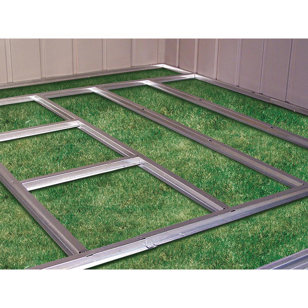 Arrow 6 10 Ft W X 4 Ft D Hdg Galvanized Steel Shed Floor Frame