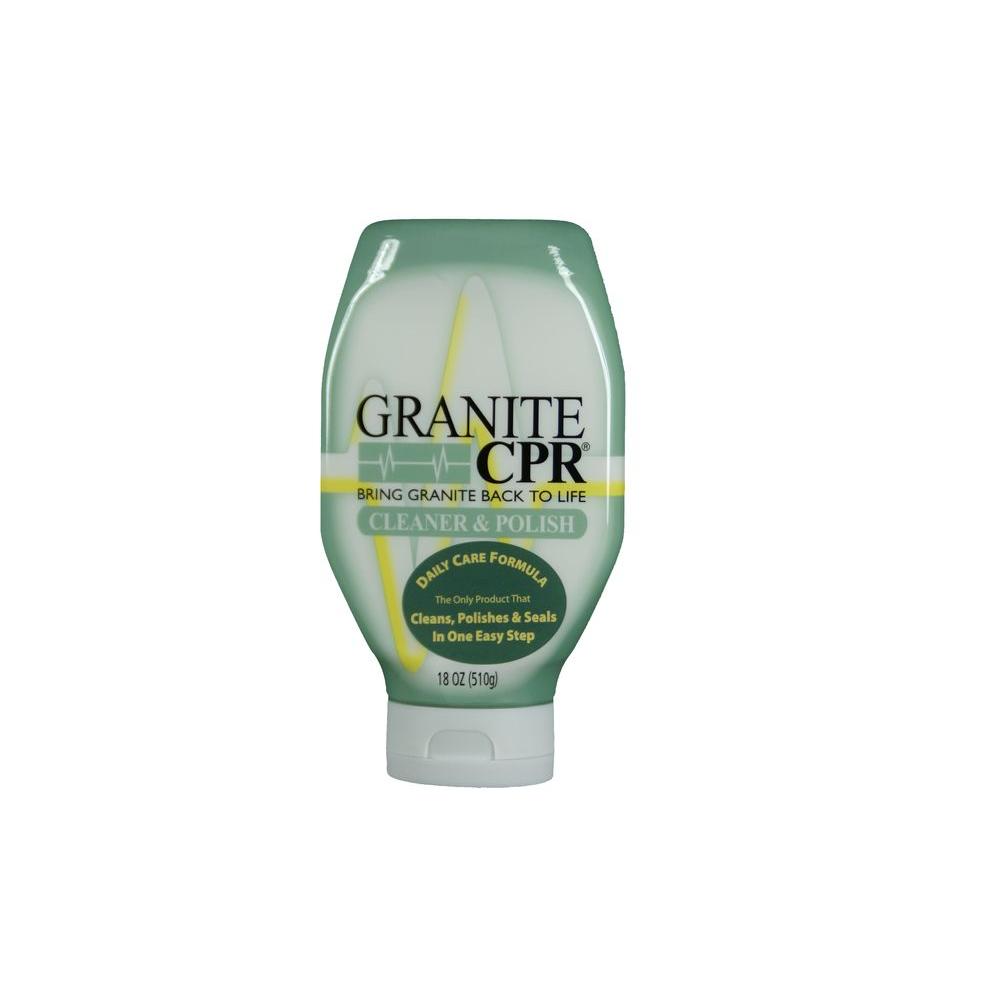 Granite Cpr 18 Oz Cleaner Polish And Sealer Gc 18qcbo The Granite Cleaner Polish And Sealer Gc 18qcbo The Home Depot