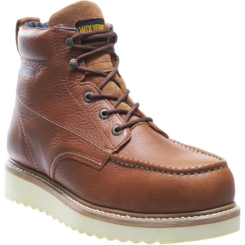 tan wedge boots