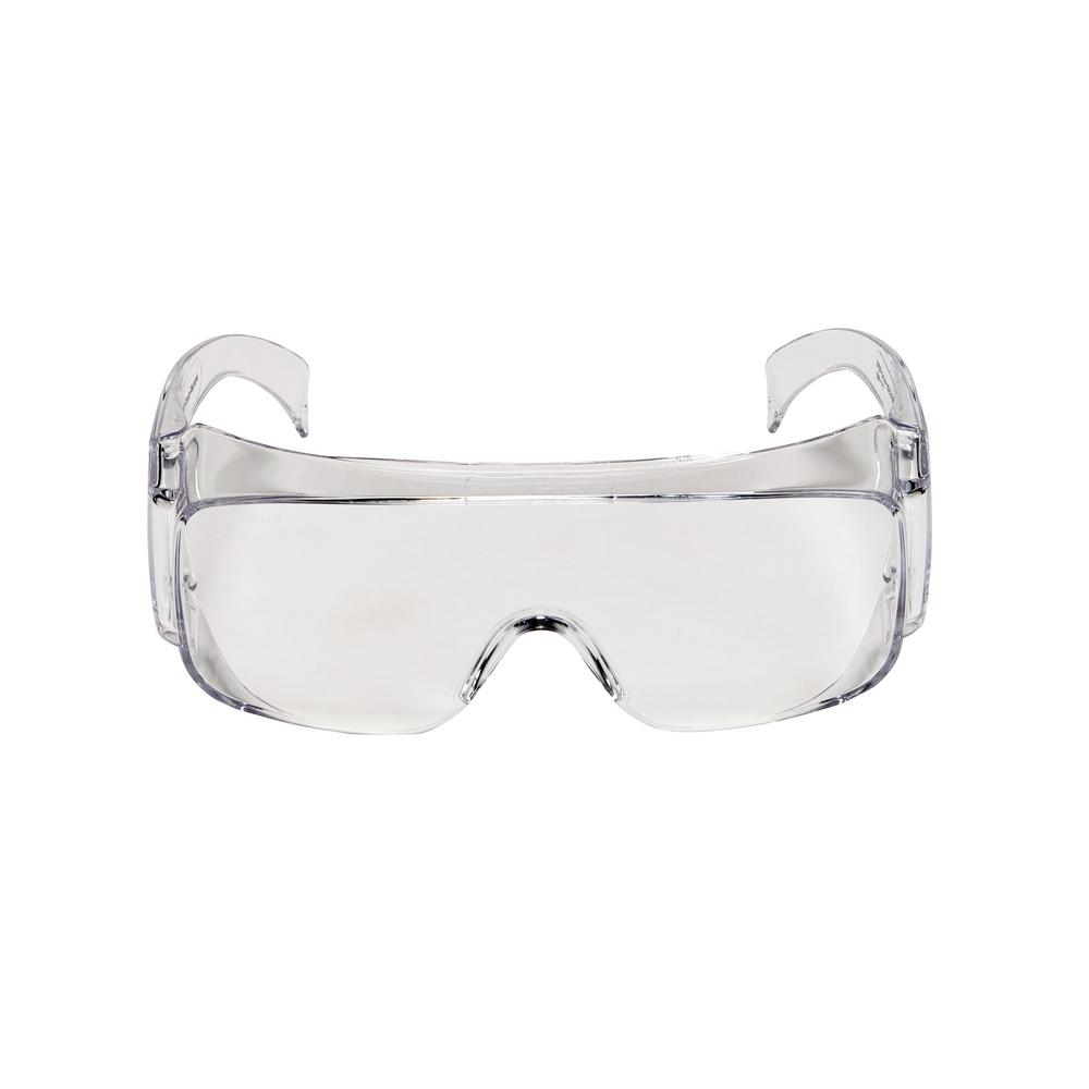 clear glass goggles