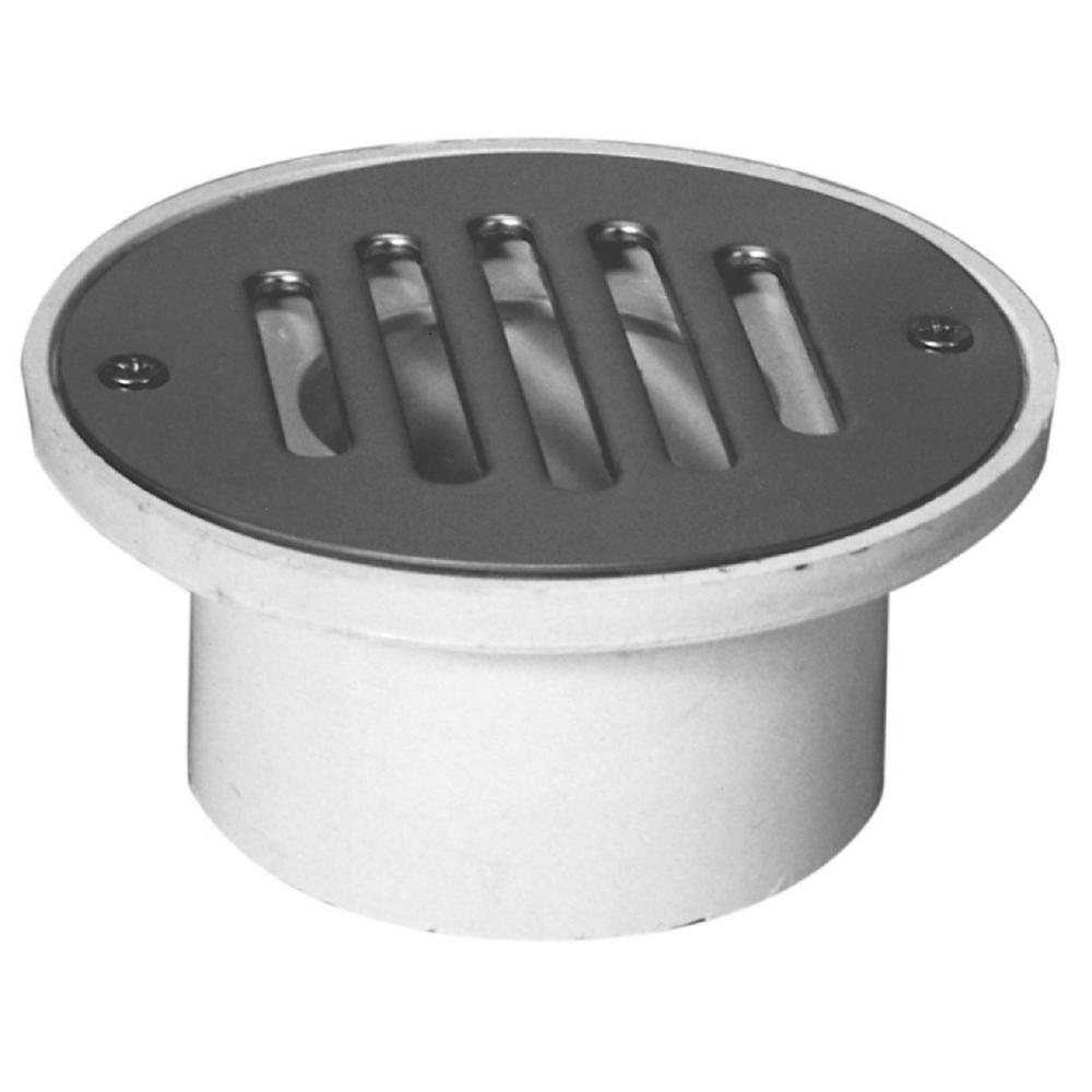 Zurn 2 In Solvent Weld General Purpose Floor Drain Fd2201 Pvc General Purpose Floor Drain Fd2201 Pvc