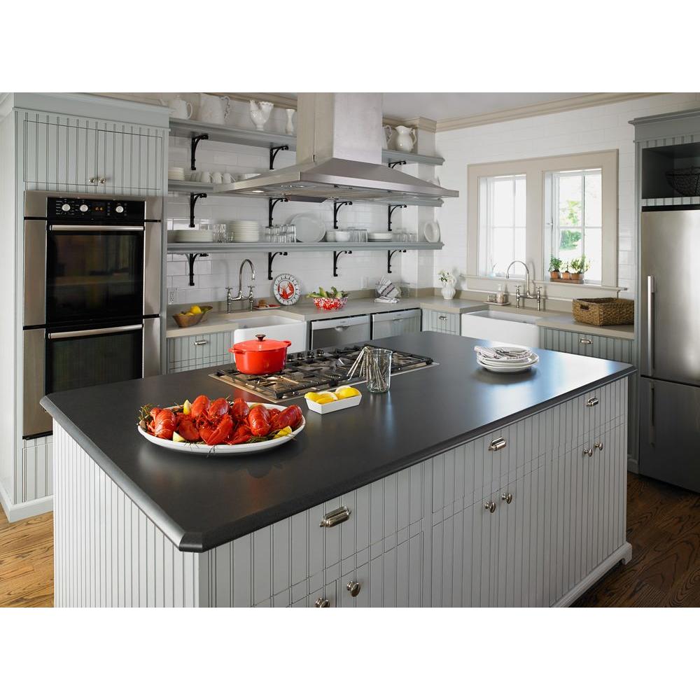 Black Laminate Countertops Countertops The Home Depot