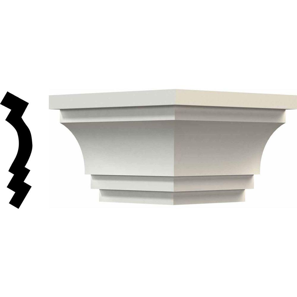 Ekena Millwork 41/2 in. x 41/2 in. x 6 in. Polyurethane Outside