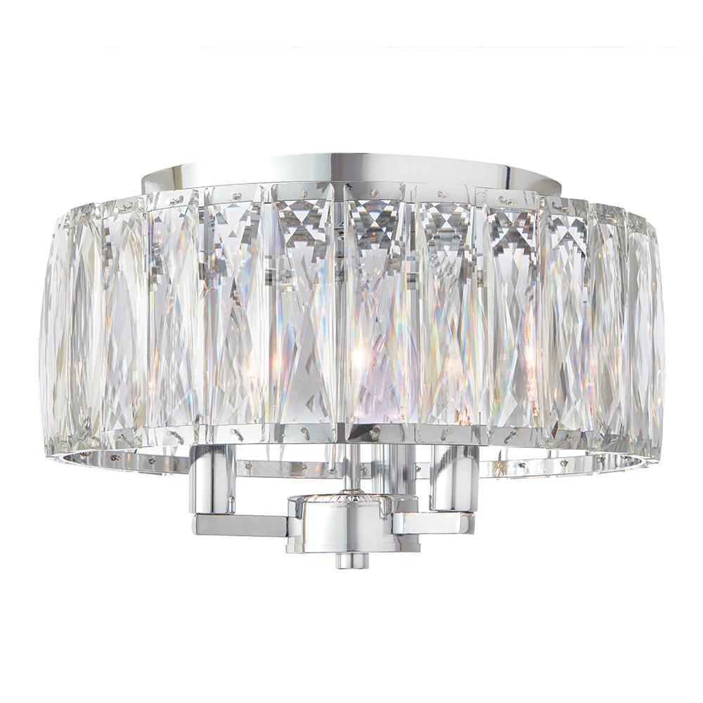 Glam Flush Mount Lights Lighting The Home Depot