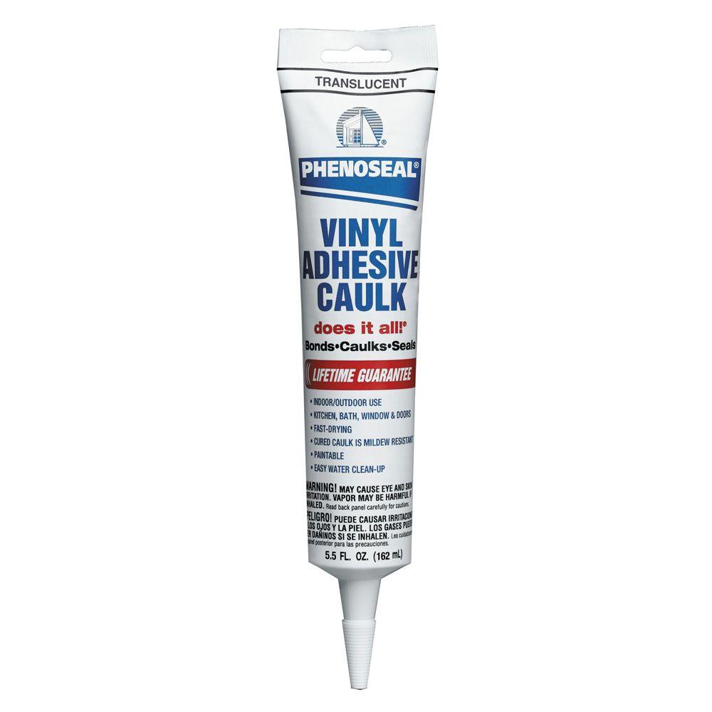 Phenoseal Does It All 5.5 oz. Vinyl Adhesive Caulk01102 The Home Depot