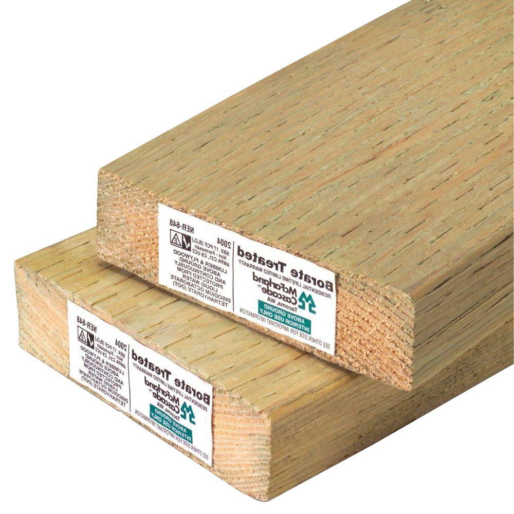 4 X 4 treated lumber