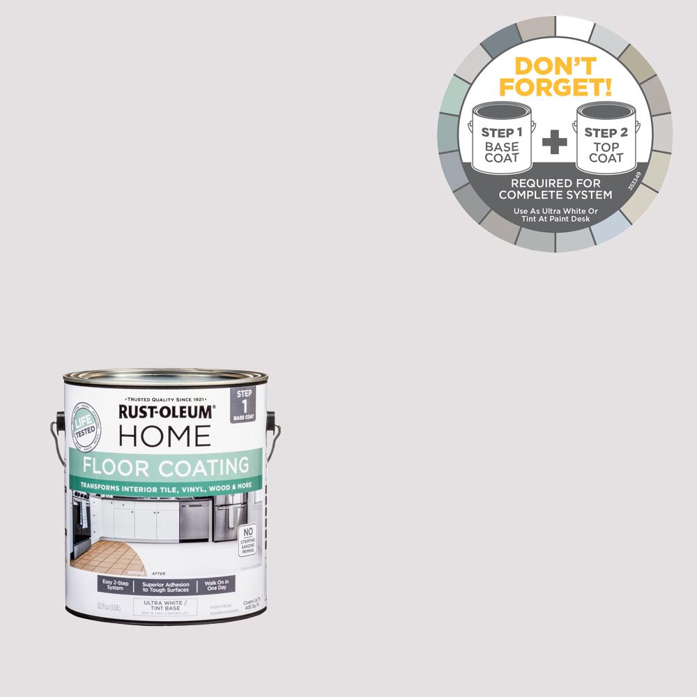 Rust Oleum Home 1 Gal Steam Gray Interior Floor Base Coating Rust Oleum Home 1 Gal Steam Gray