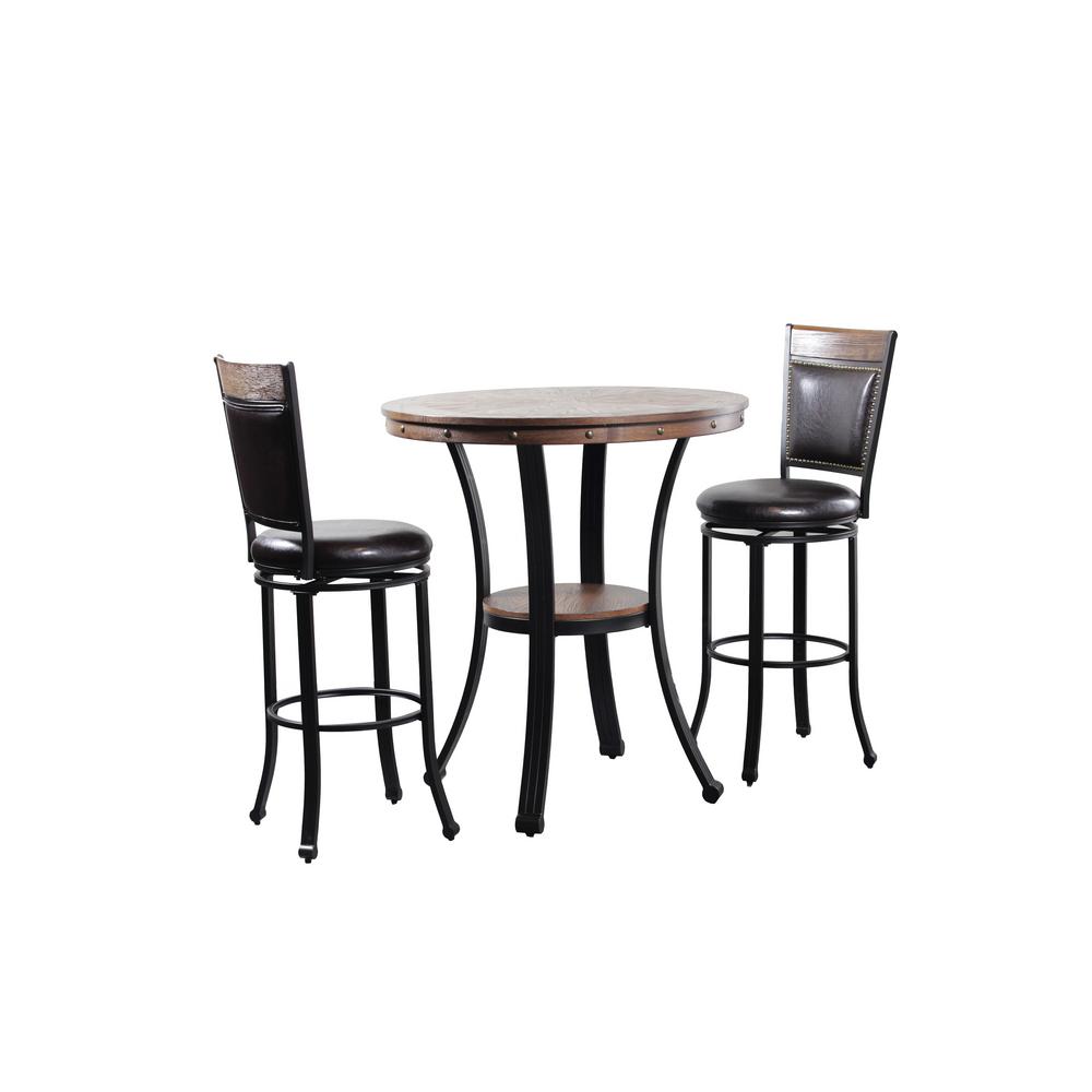 Powell Franklin 5 Piece Rustic Umber Dining Group 15d2020 The Home Powell Franklin 5 Piece Rustic Umber Dining Group