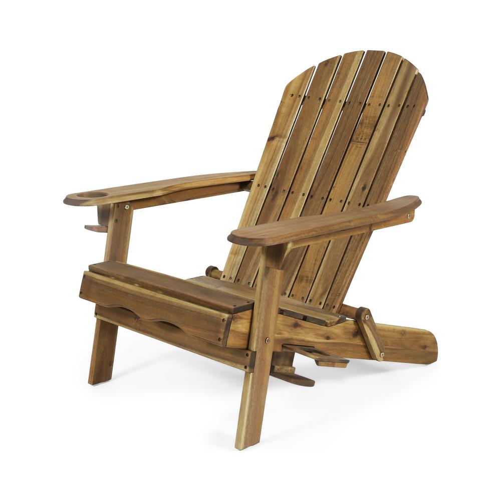 Noble House Adirondack Acacia Wood Rocking Chair