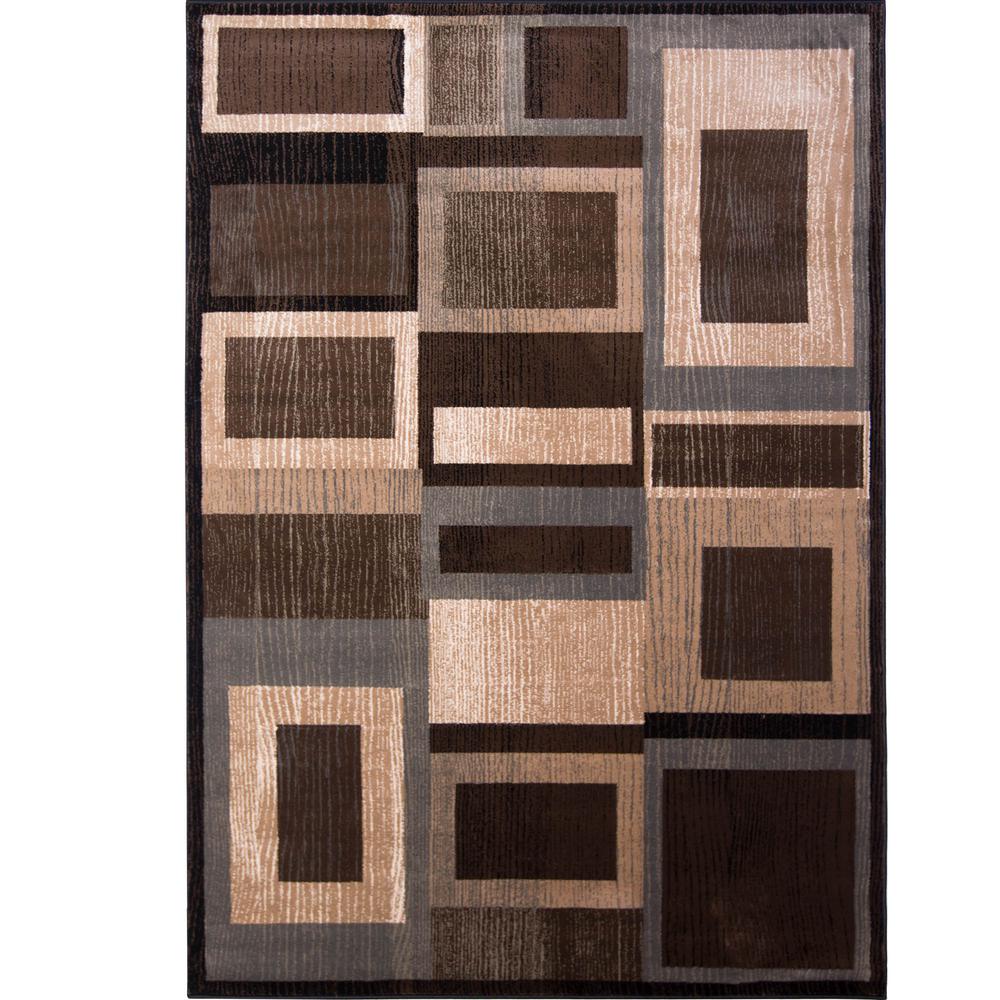 Bazaar Gal 1196 Black Brown 8 Ft X 10 Indoor Area Rug 1 Bazaar Gal 1196 Black Brown 8 Ft X 10