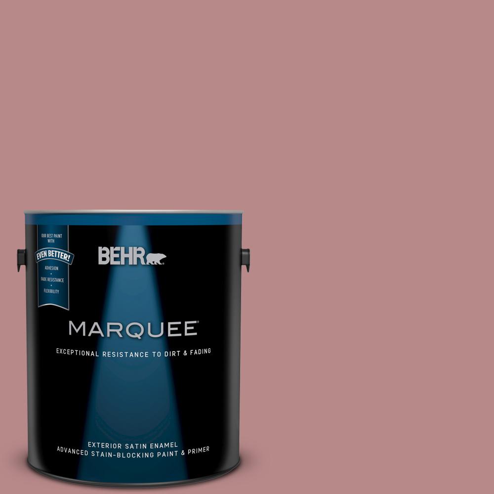 BEHR MARQUEE 1gal. 150F4 Victorian Mauve Satin Enamel Exterior Paint