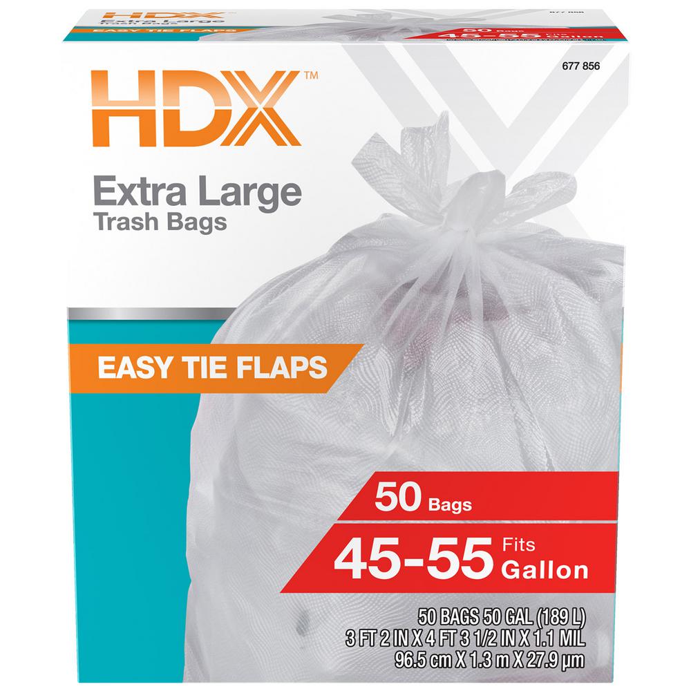 very large bin bags