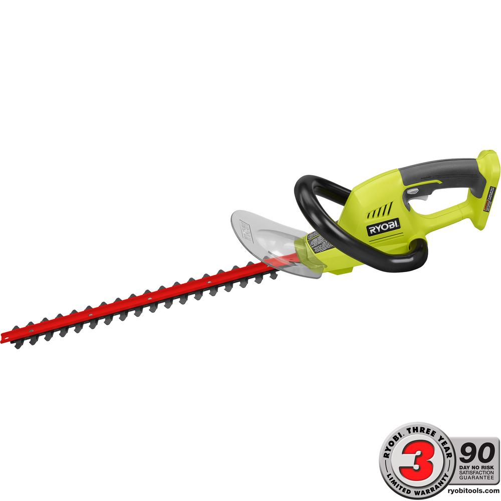 Hedge Trimmers The Home Depot One 18 In Volt Lithium Ion Cordless Hedge Trimmer Battery And