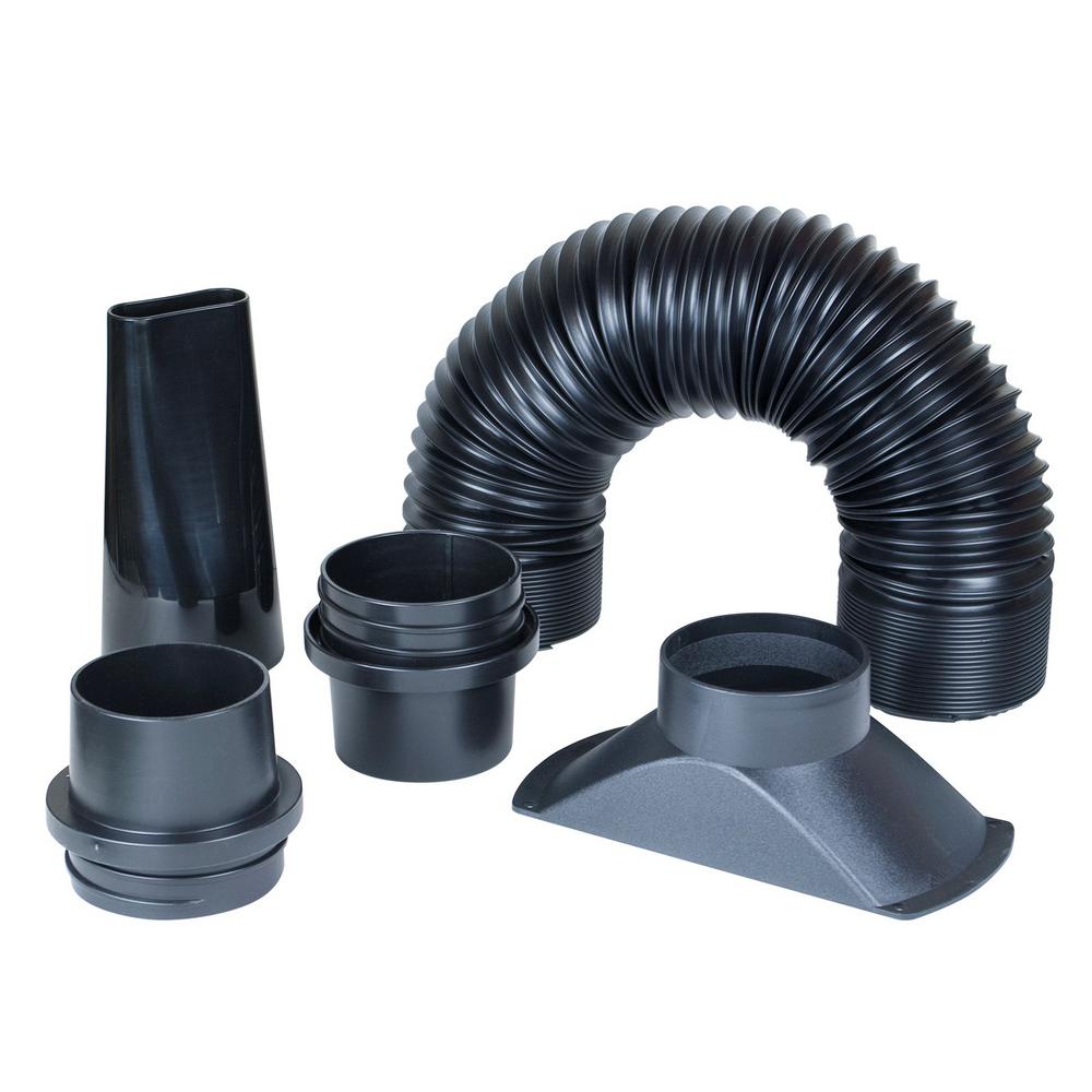 POWERTEC Dust Collection Flexible Hose Kit, 4 in. Dia70207 The Home Depot