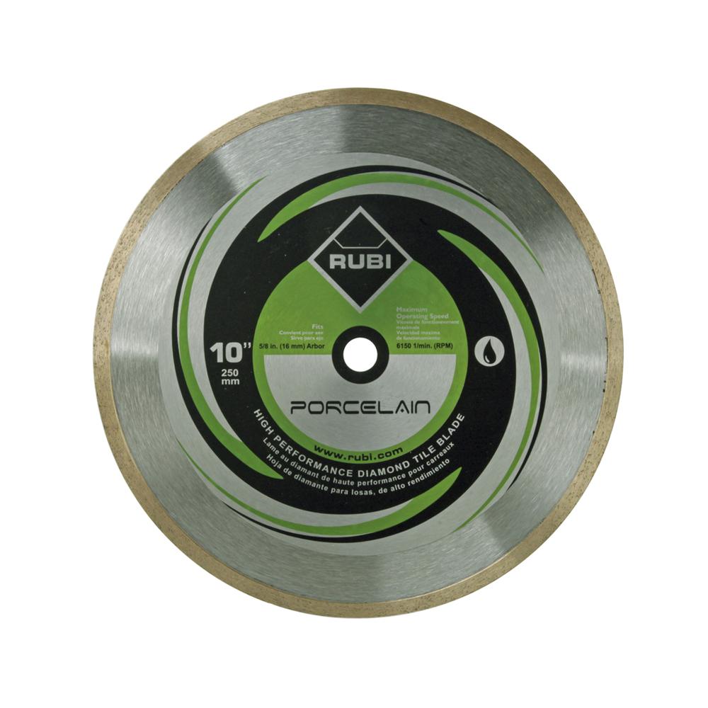 Supreme Grade 10” Porcelain Tile Stone Continuous Rim Blade
