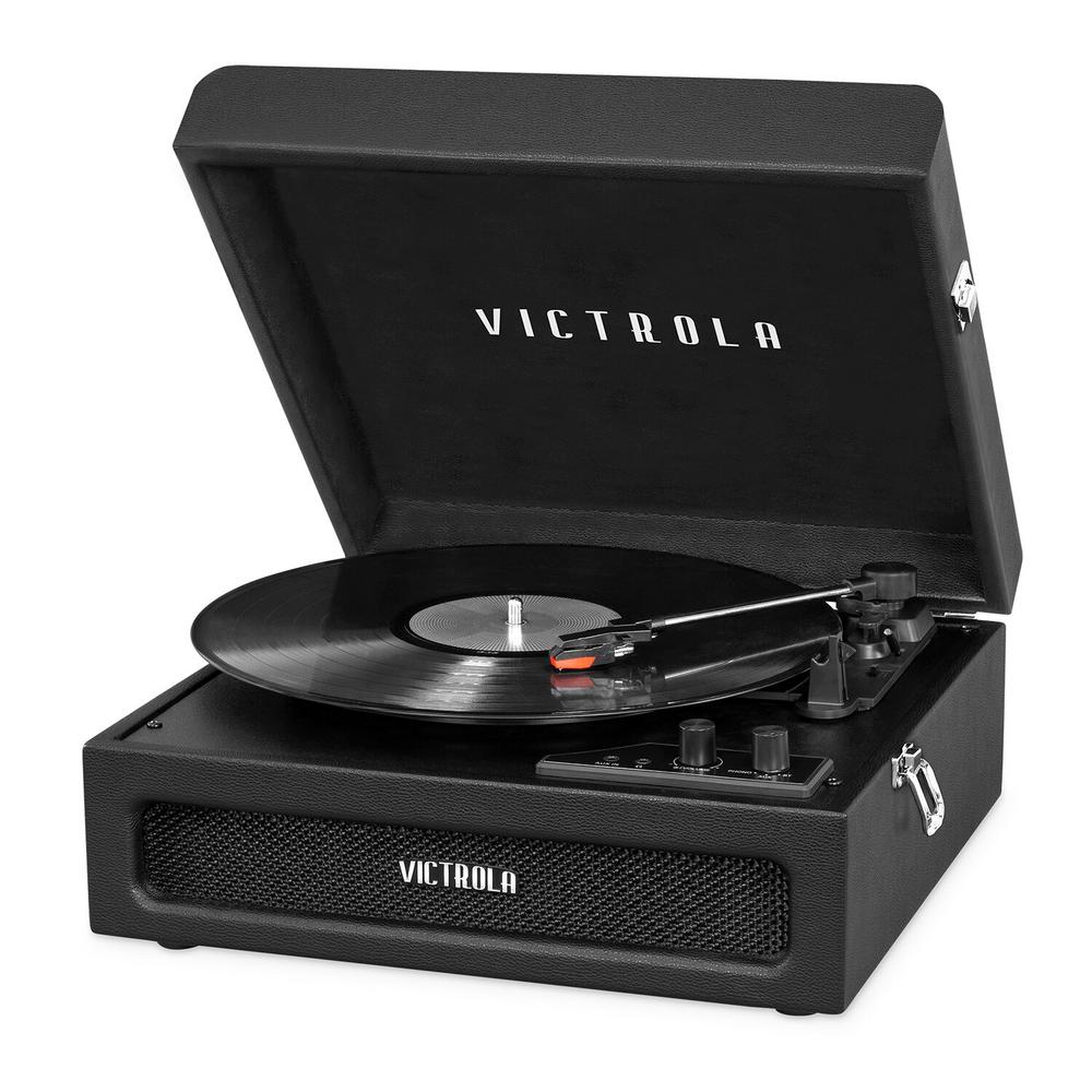 Victrola 3in1 Bluetooth Suitcase Record Player with 3Speed TurntableVSC590BTBLK The Home