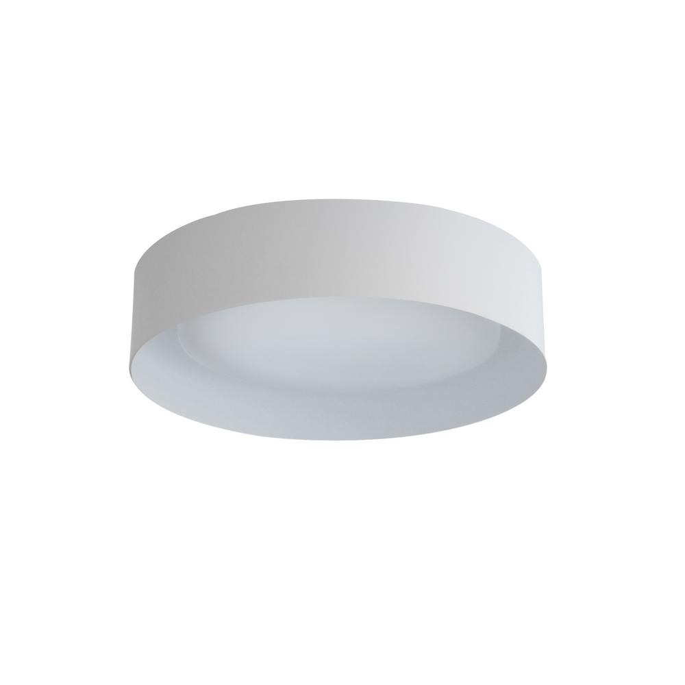 Bromi Design Lynch 15 75 In White Flush Mount