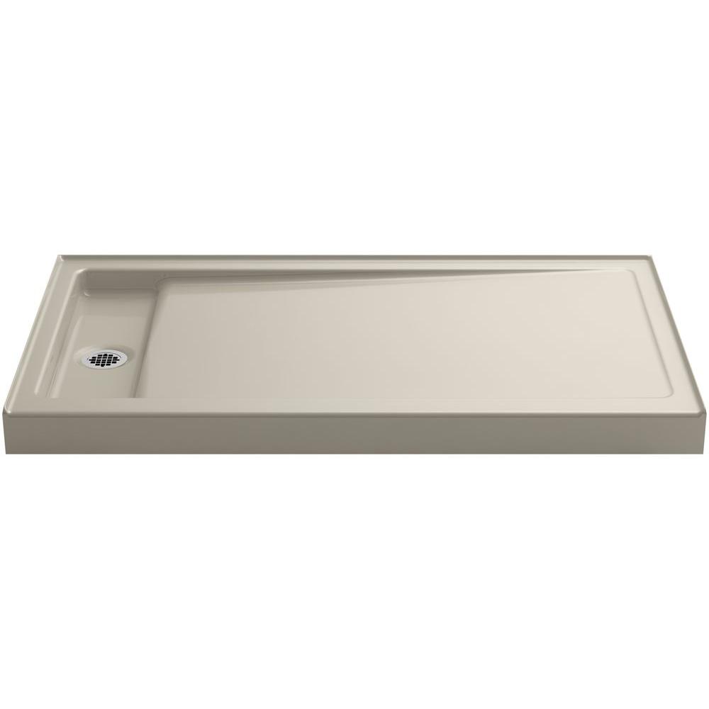 KOHLER Bellwether 60 in. x 34 in. Single Threshold Shower Base in SandbarK9177G9 The Home Depot