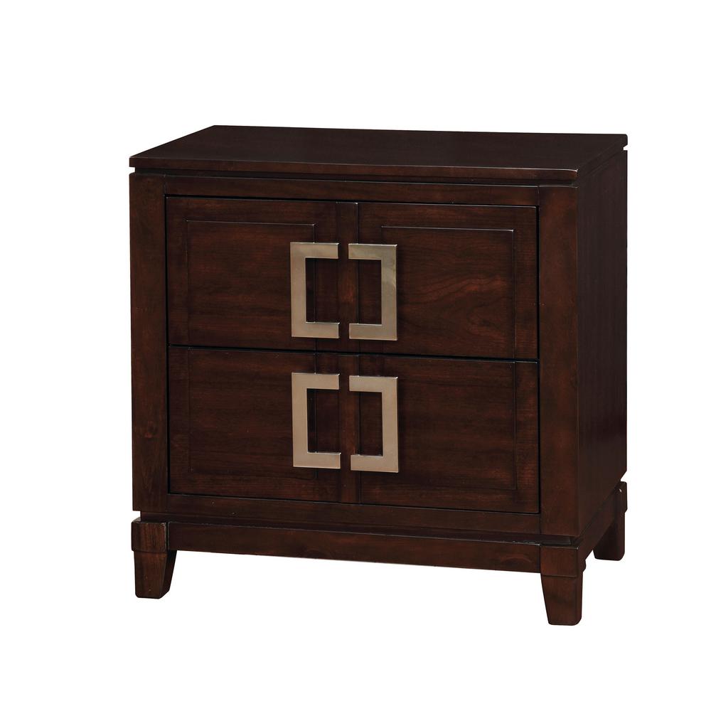 Brown Nightstands Bedroom Furniture The Home Depot