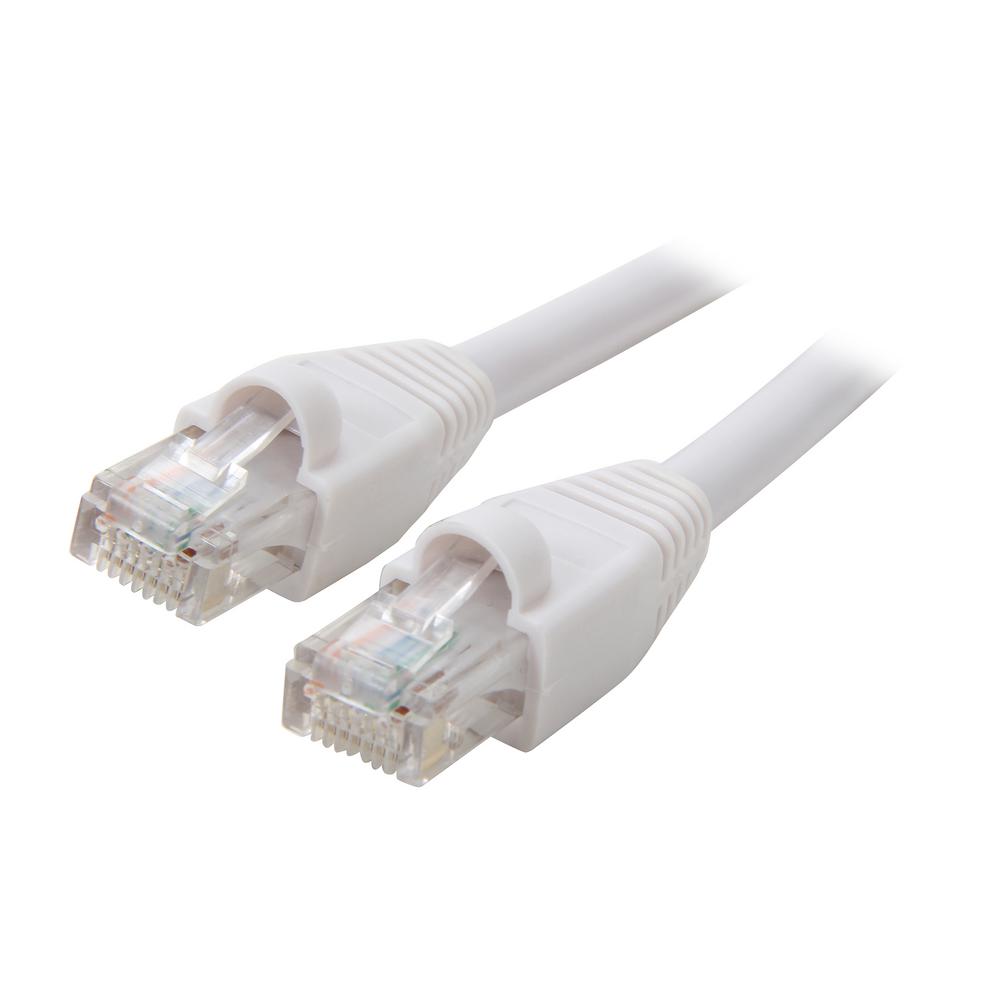 Rosewill 50 ft. Cat 6 Network Cable, White-RCW-575 - The Home Depot