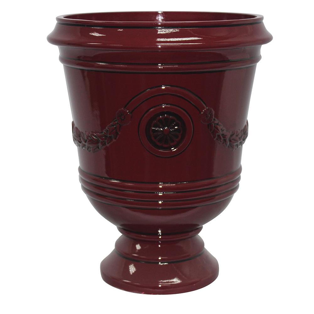 Southern Patio Porter 15 50 In X 18 Oxblood Resin Composite Urn Southern Patio Porter 15 50 In X 18 Oxblood Resin Composite Urn