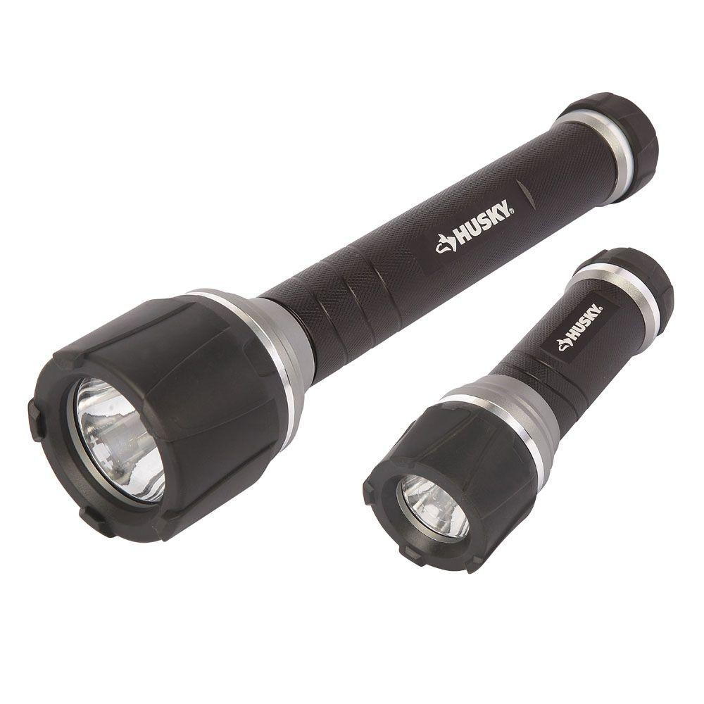 Husky Flashlights Flashlights & Accessories The Home Depot