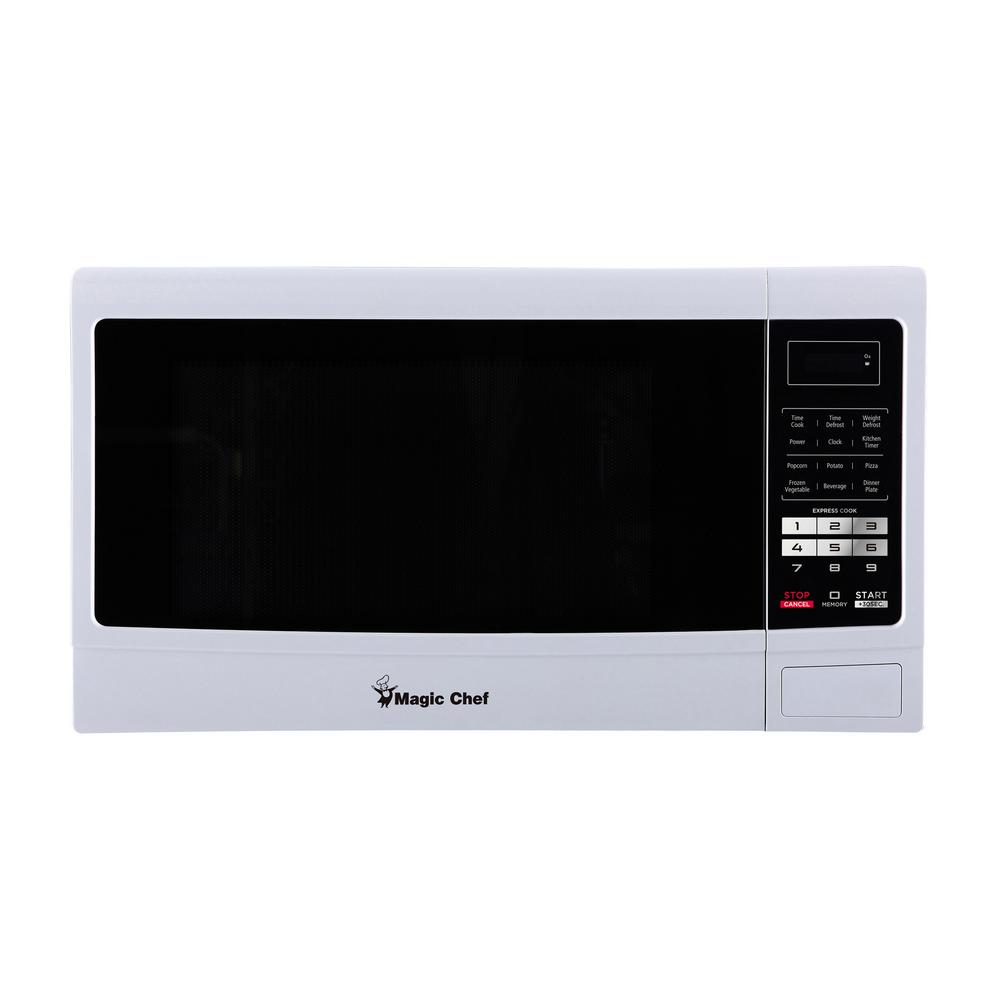 Magic Chef 1.6 cu. ft. Countertop Microwave Oven in WhiteMCM1611W