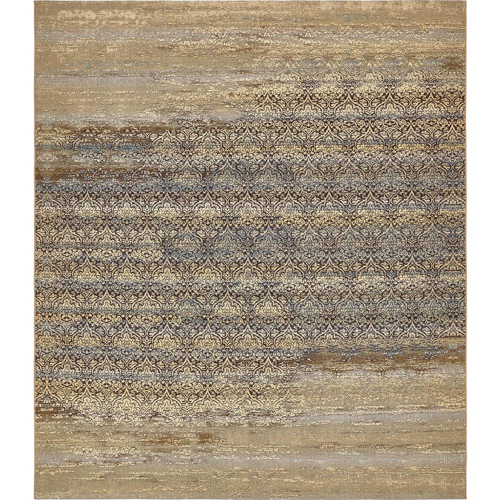 Unique Loom Outdoor Transitional Beige 10 0 X 12 0 Area Rug 3138640 The Home Depot