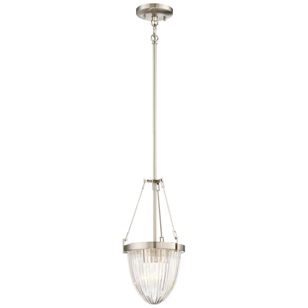Minka Lavery Atrio 1 Light Brushed Nickel Pendant 2321 84 The Home Depot - Pendant Light Hanging Hardware Minka Lavery Atrio 1 Light Brushed Nickel Pendant 2321 84 The Home Depot - Pendant Light Hanging Hardware