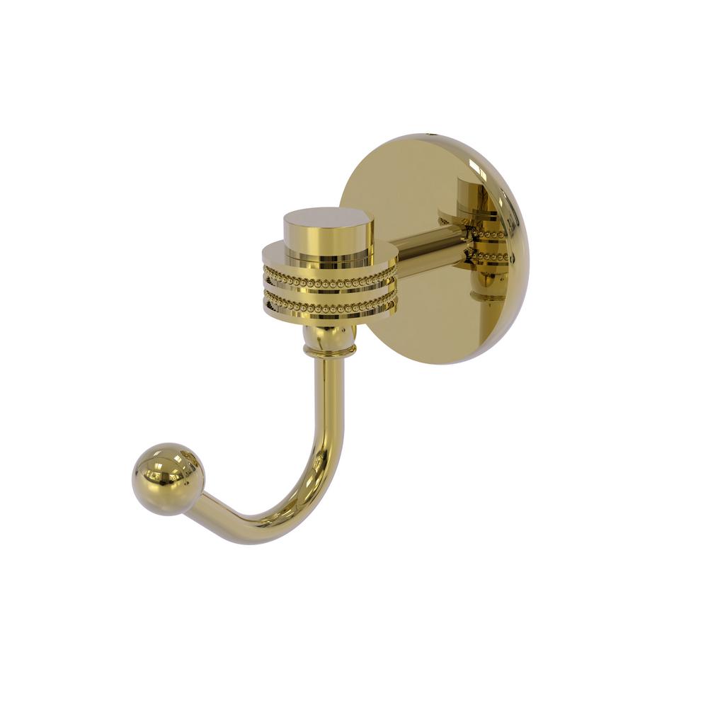 Allied Brass Satellite Orbit One Screw-In Robe Hook with Dotted Accents in... by Allied Brass