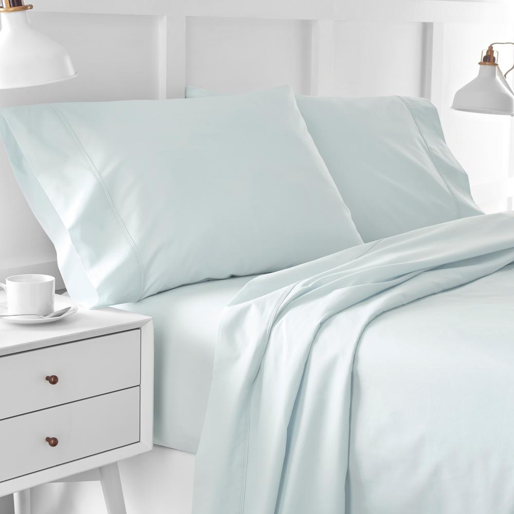 Under The Canopy Urban Edgelands T200 3 Piece Seagl Green Organic Under The Canopy Urban Edgelands T200 3 Piece Seagl Green Organic Cotton Twin Sheet Set