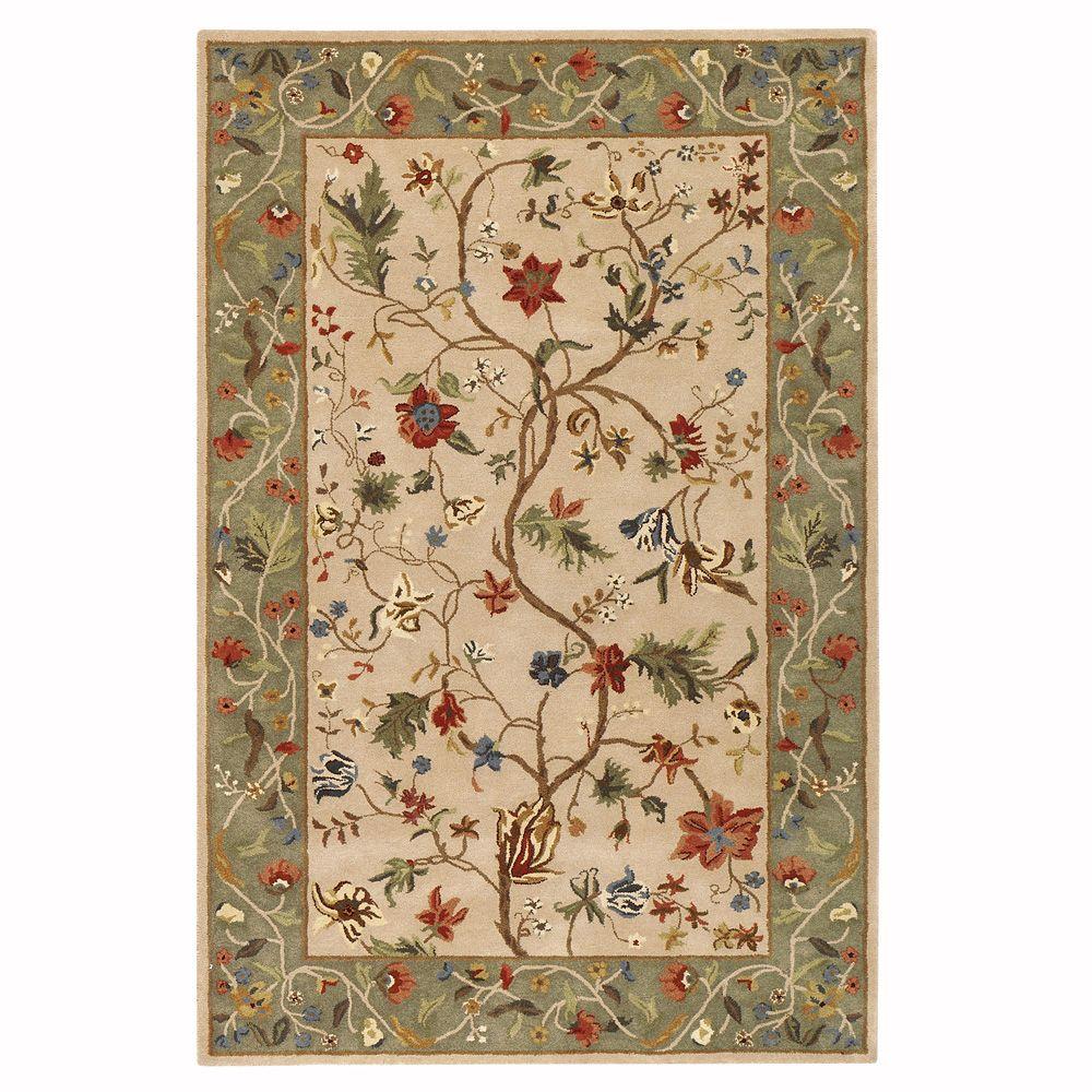 Home Decorators Collection Antoinette Wembley Beige Sage 8 Ft X 11 Ft   Beige Sage Home Decorators Collection Area Rugs 0006320620 64 1000 