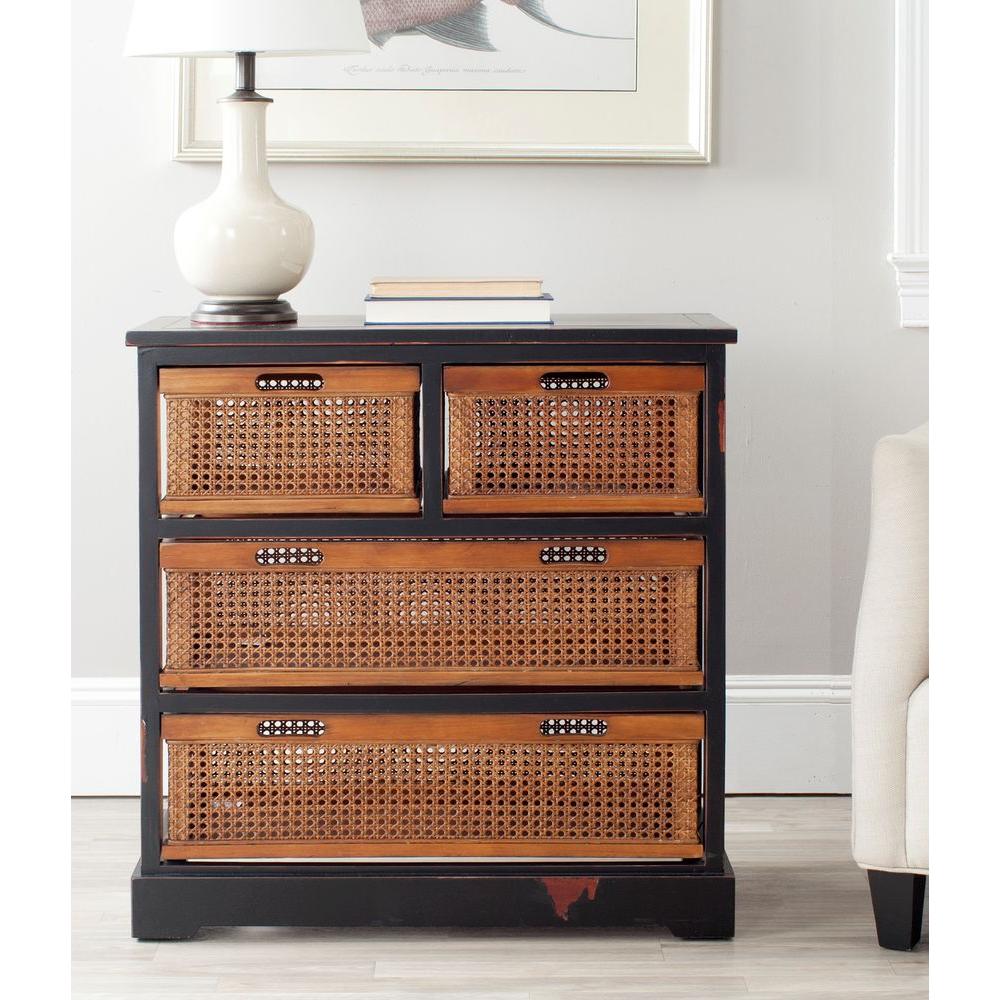 Safavieh Jackson Black Chest Amh6504b The Home Depot