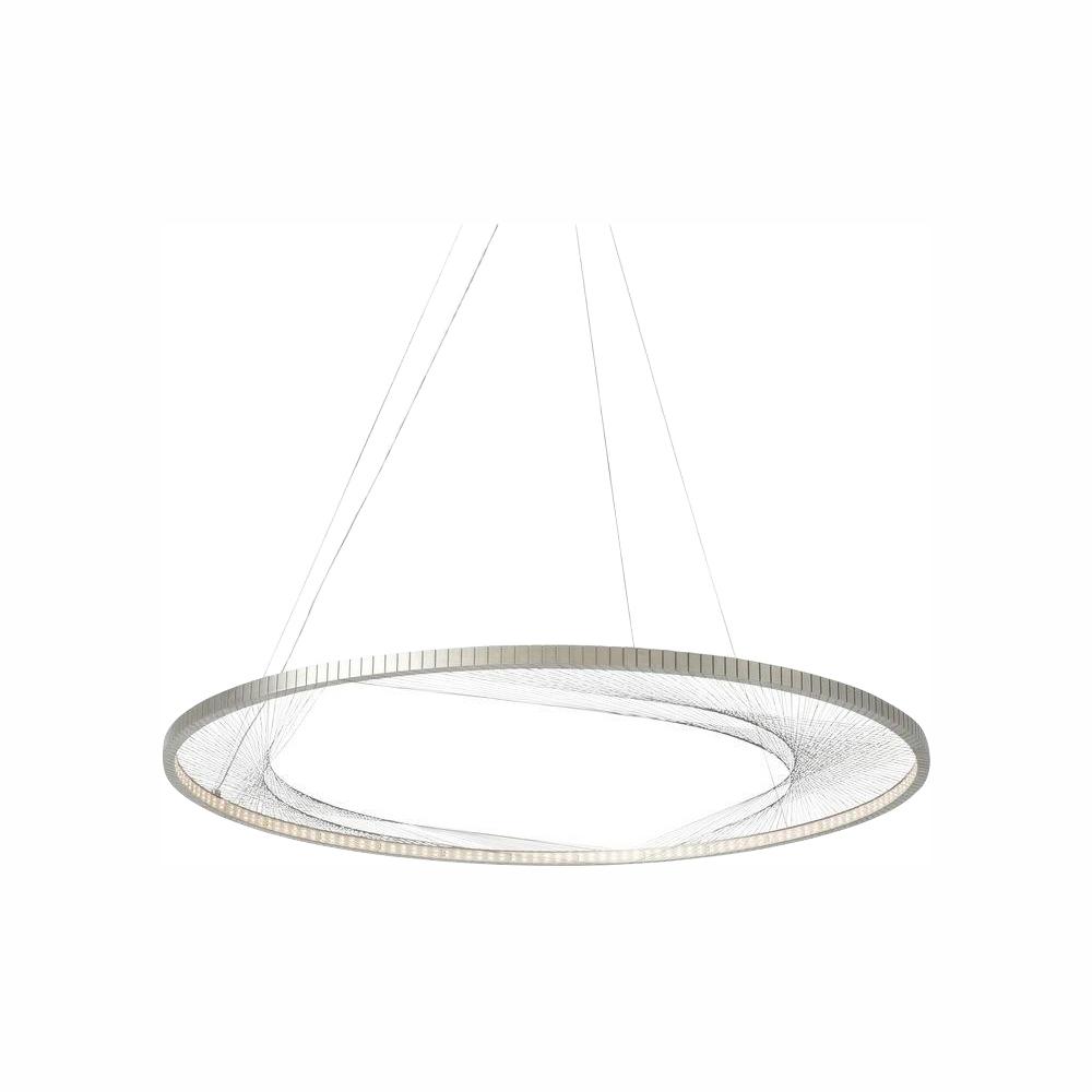 UPC 077073987002 product image for LBL Lighting Interlace 45 in. Satin Nickel LED Chandelier | upcitemdb.com