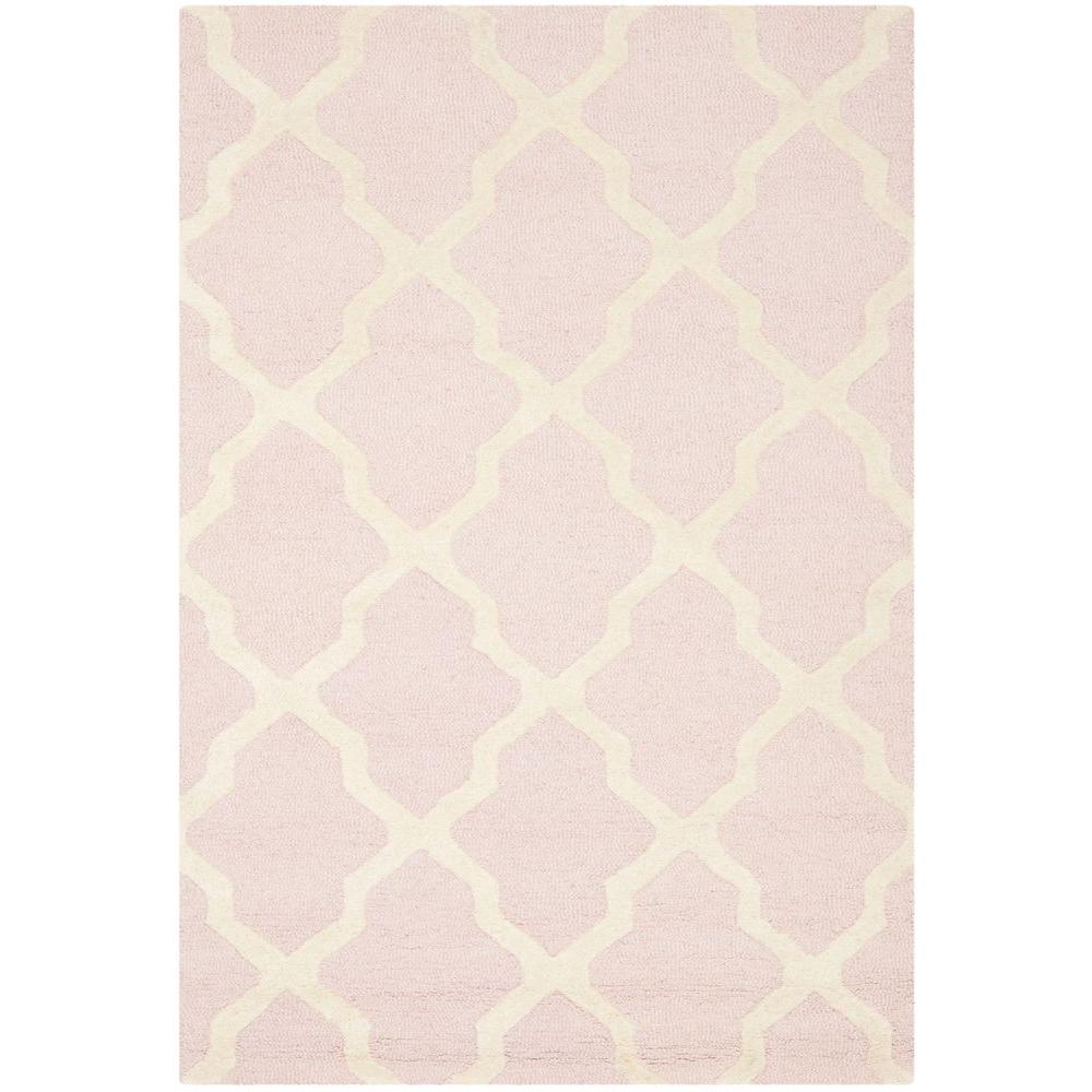 Safavieh Cambridge Light Pink/Ivory 4 ft. x 6 ft. Area RugCAM121M4