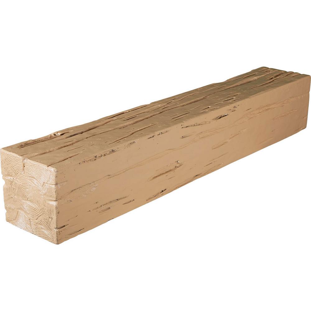 Ekena Millwork 4 in. x 4 in. x 3 ft. Pecky Cypress Faux Wood Beam