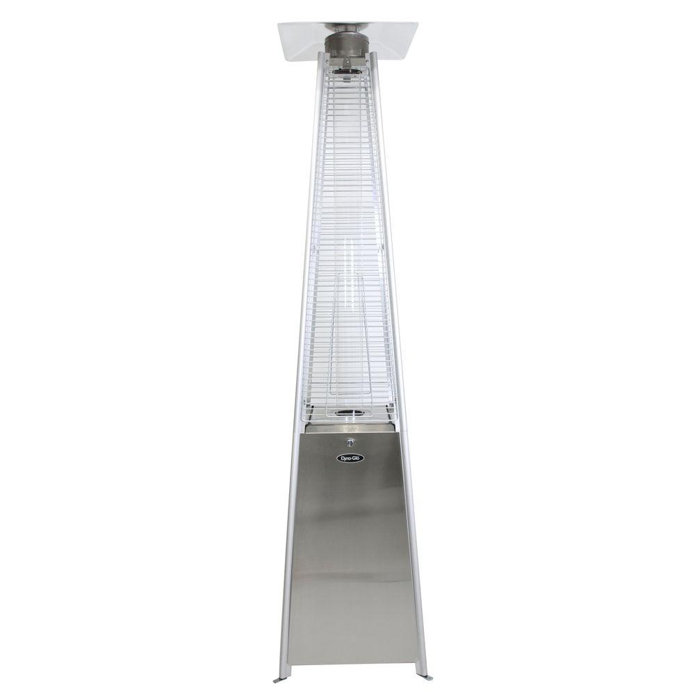 Dyna-Glo 42,000 BTU Stainless Steel Pyramid Flame Gas Patio Heater by Dyna-Glo