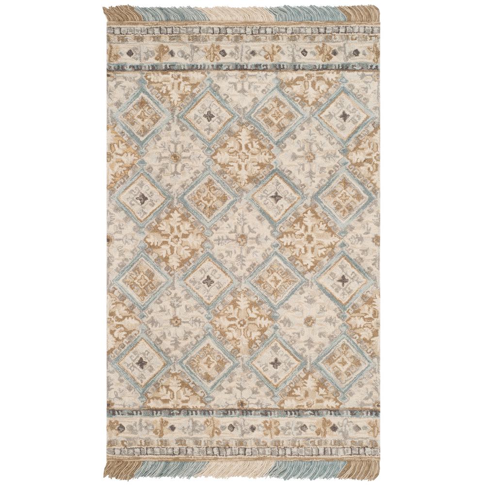 Safavieh Blossom Beige Light Blue 5 Ft X 8 Area Rug