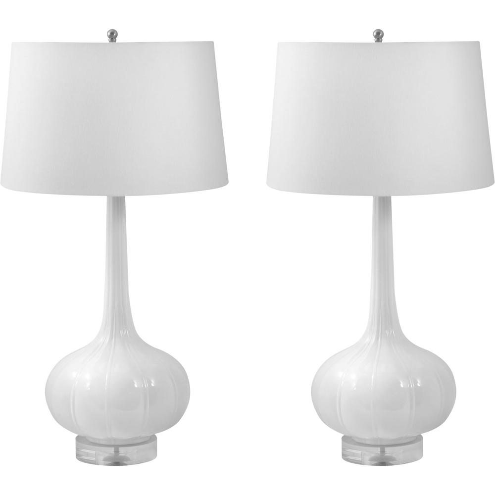An Lighting Del Mar 32 In White Porcelain Led Table Lamp An Lighting Del Mar 32 In White Porcelain Led Table Lamp