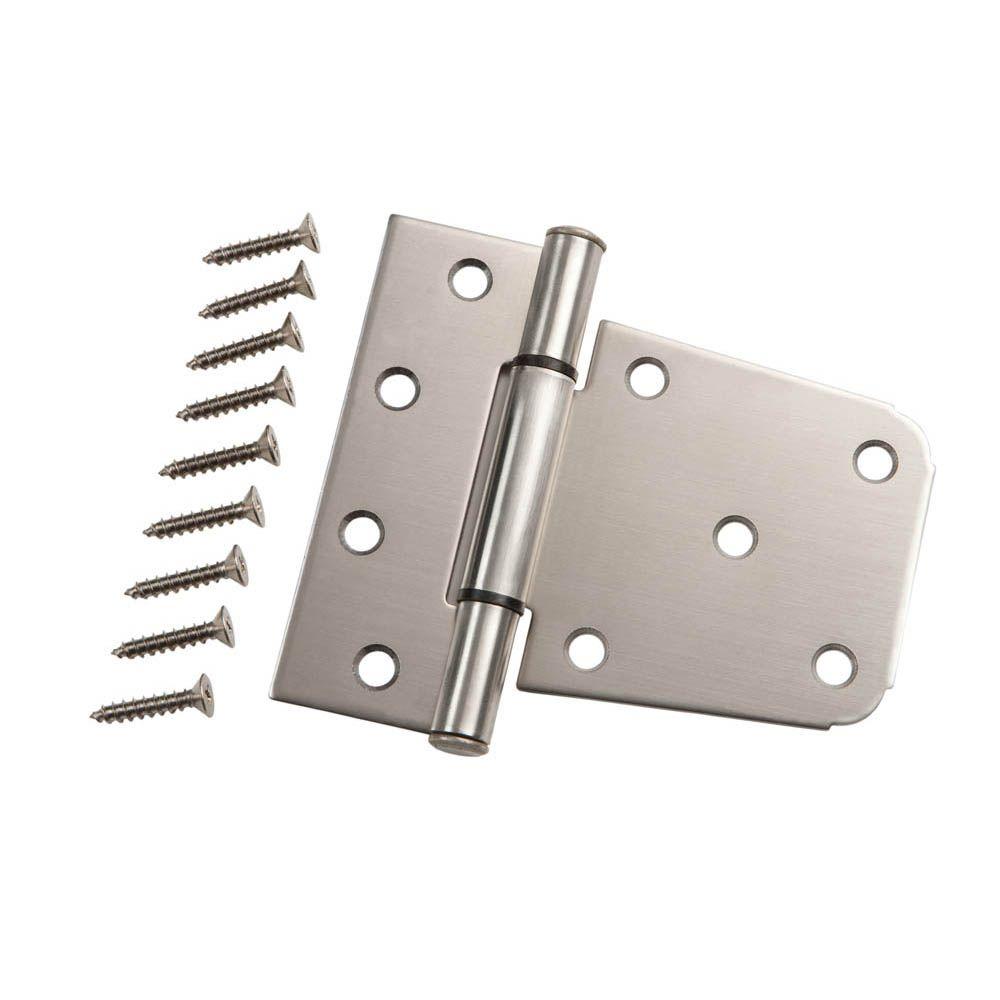 Everbilt 1-1/2 in. x 72 in. Bright Nickel Continuous Hinge-16115 ...