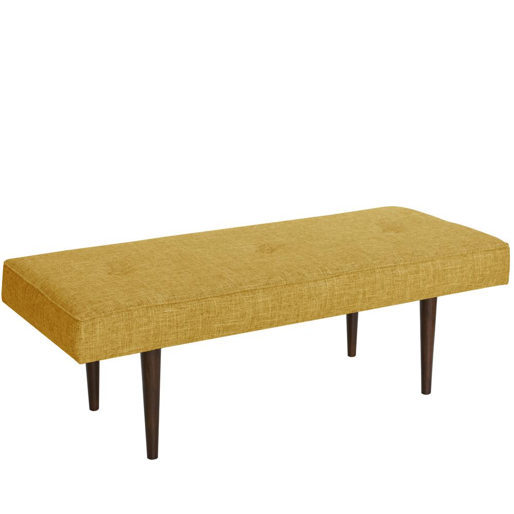 Yellow Without Back Bench Entryway Benches Trunks