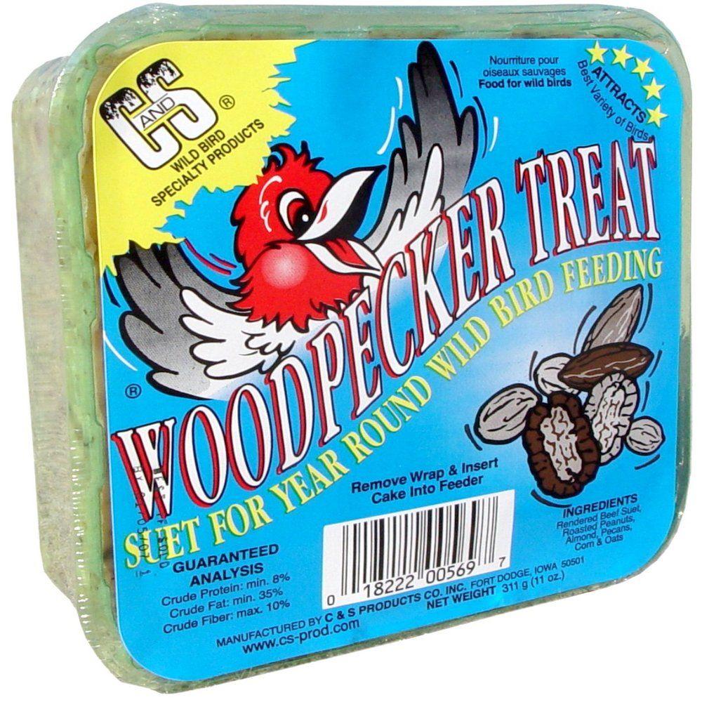 C S Products Woodpecker Treat 0 7 Lb Wild Bird Suet Cs12569