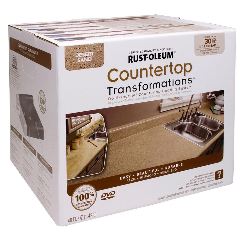 Rust Oleum Transformations 48 Oz Desert Sand Small Countertop Kit