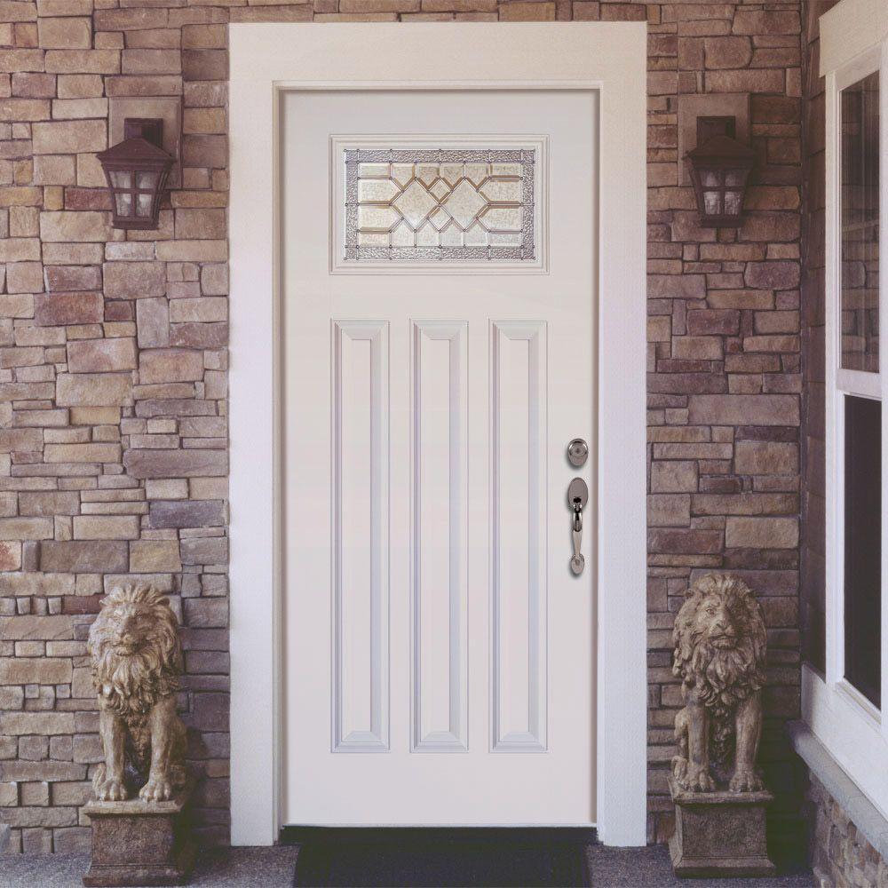 Feather River Doors 37 5 In X 81 625 In Mission Pointe Zinc