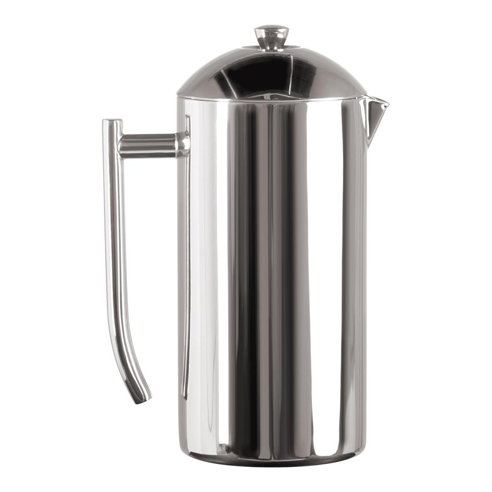 Frieling 8-Cup Brushed Finish Stainless Steel French Press-0144 - The