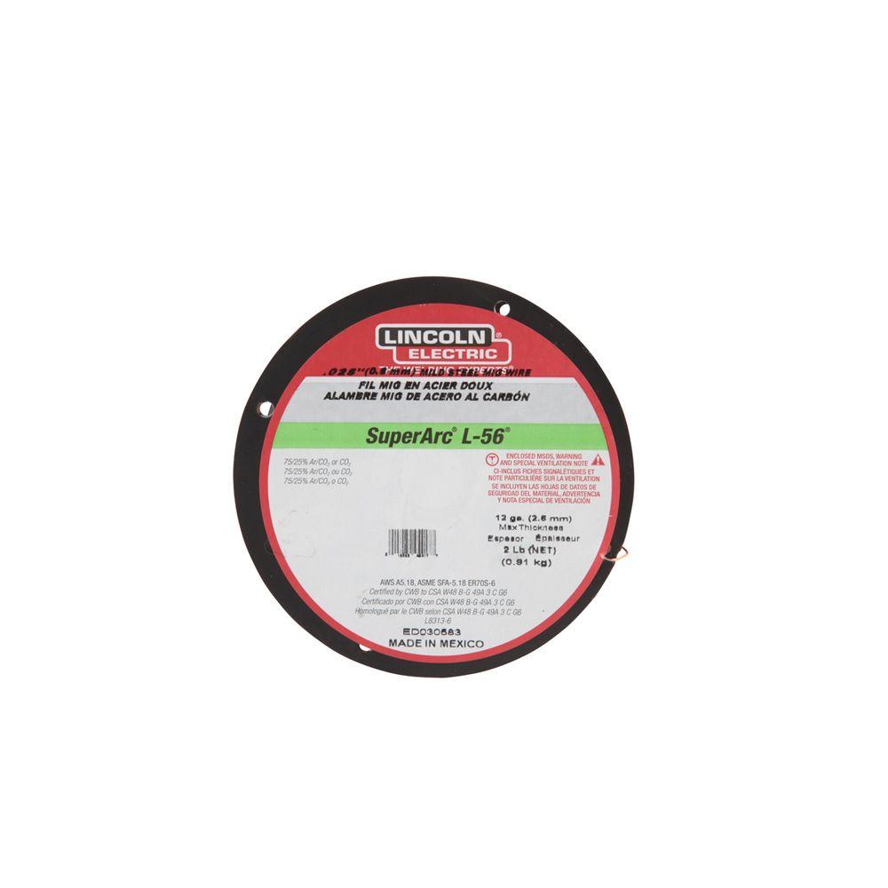 SuperArc L-56 MIG 12.5 lb Welding Wire .030 in Spool Excellent For Mild Steel